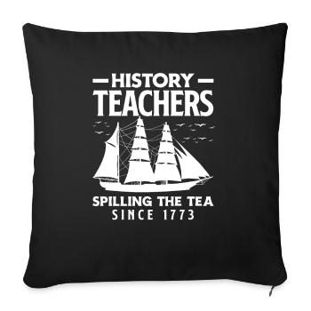Funny Teacher Teacher Gift - Sofa pillowcase 17,3'' x 17,3'' (45 x 45 cm) - black - Front
