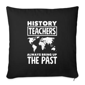 Funny Teacher Teacher Gift - Sofa pillowcase 17,3'' x 17,3'' (45 x 45 cm) - black - Front