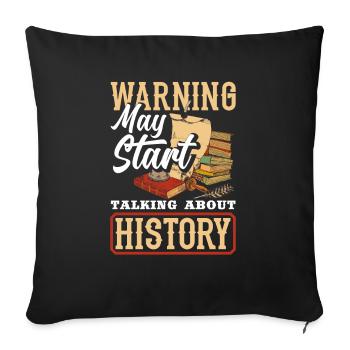Funny Teacher Teacher Gift - Sofa pillowcase 17,3'' x 17,3'' (45 x 45 cm) - black - Front