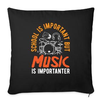 Funny Teacher Teacher Gift - Sofa pillowcase 17,3'' x 17,3'' (45 x 45 cm) - black - Front