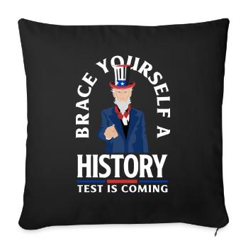 Funny Teacher Teacher Gift - Sofa pillowcase 17,3'' x 17,3'' (45 x 45 cm) - black - Front
