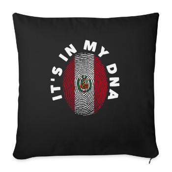 Peru Peruvian Gift - Sofa pillowcase 17,3'' x 17,3'' (45 x 45 cm) - black - Front