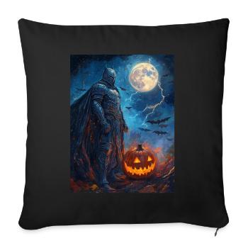 Halloween Geschenk Frauen Ritter Männer Kinder - Sofakissenbezug 45 x 45 cm - Schwarz - Vorne