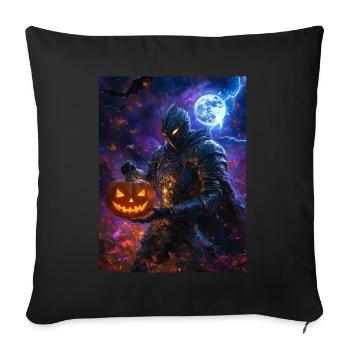 Halloween Geschenk Frauen Ritter Männer Kinder - Sofakissenbezug 45 x 45 cm - Schwarz - Vorne