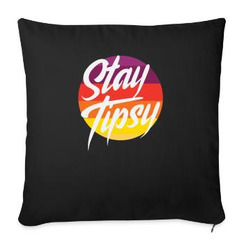 Funny Bartender Saying Bartender Gift - Sofa pillowcase 17,3'' x 17,3'' (45 x 45 cm) - black - Front
