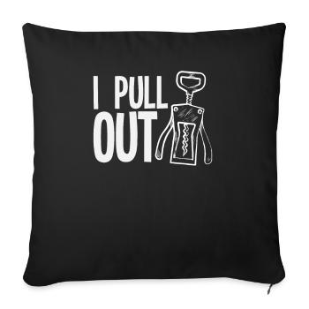 Funny Bartender Saying Bartender Gift - Sofa pillowcase 17,3'' x 17,3'' (45 x 45 cm) - black - Front