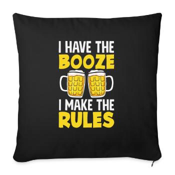 Funny Bartender Saying Bartender Gift - Sofa pillowcase 17,3'' x 17,3'' (45 x 45 cm) - black - Front