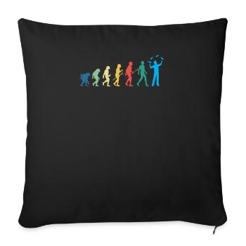 Funny Bartender Saying Bartender Gift - Sofa pillowcase 17,3'' x 17,3'' (45 x 45 cm) - black - Front