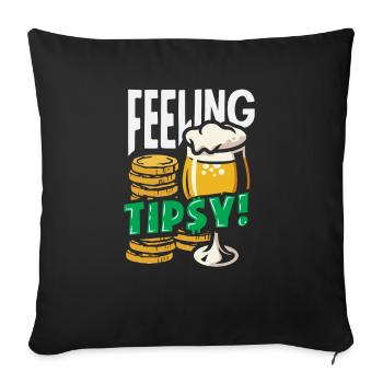 Lustiger Barkeeper Spruch Barkeeper Geschenk - Sofakissenbezug 45 x 45 cm - Schwarz - Vorne