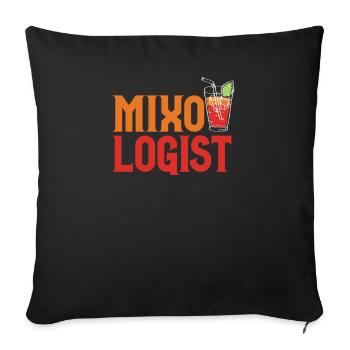 Funny Bartender Saying Bartender Gift - Sofa pillowcase 17,3'' x 17,3'' (45 x 45 cm) - black - Front
