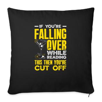 Funny Bartender Saying Bartender Gift - Sofa pillowcase 17,3'' x 17,3'' (45 x 45 cm) - black - Front