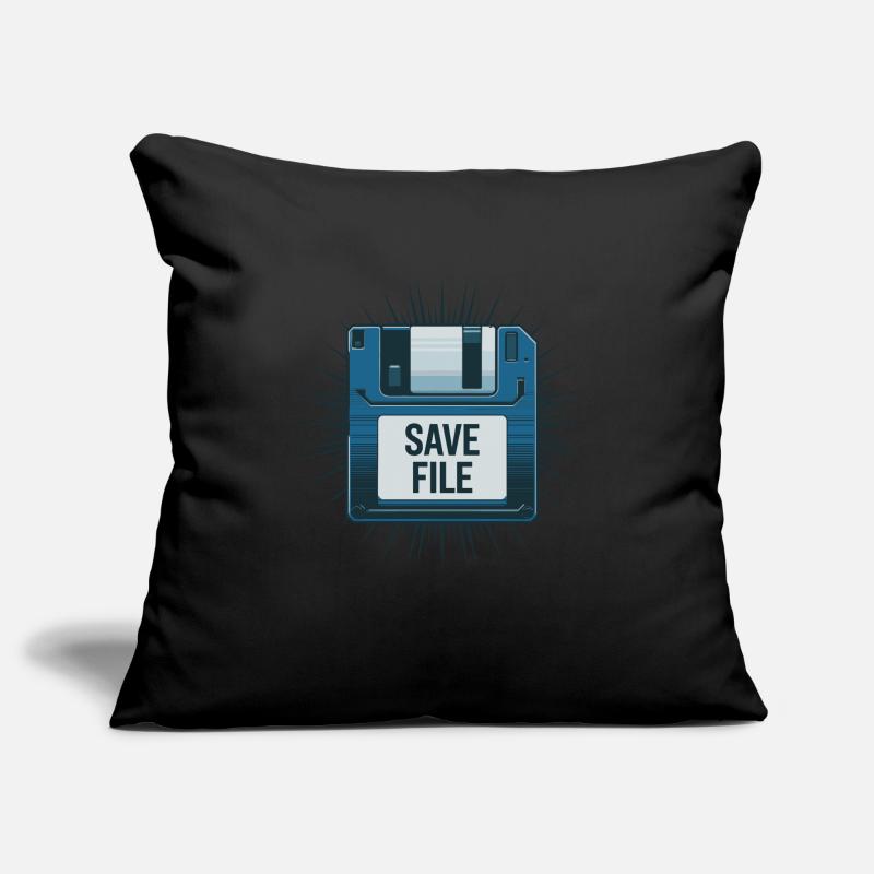 Save Disk Diskette 90s PC für einen Computer Sofakissenbezug 45 x 45 cm