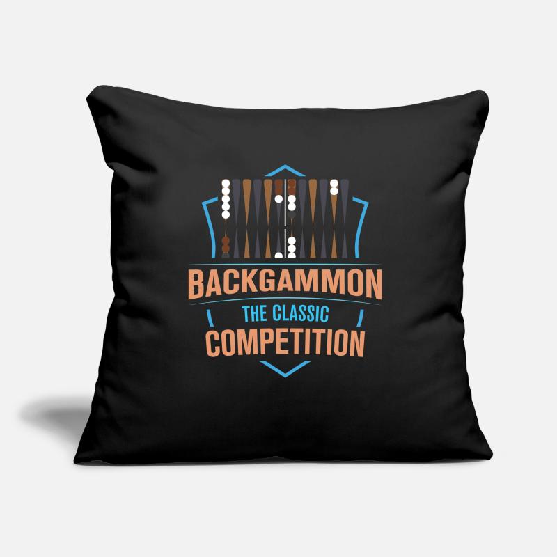 Backgammon Spiel Sofakissenbezug 45 x 45 cm