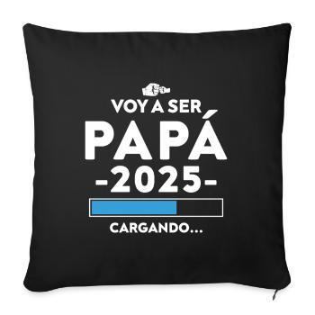 Future Potato 2025 Chargement des pommes de terre 2025 Potato 2025 - Housse de coussin décorative 45 x 45 cm - noir - Devant