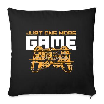 gamepad gamer - Sofa pillowcase 17,3'' x 17,3'' (45 x 45 cm) - black - Front