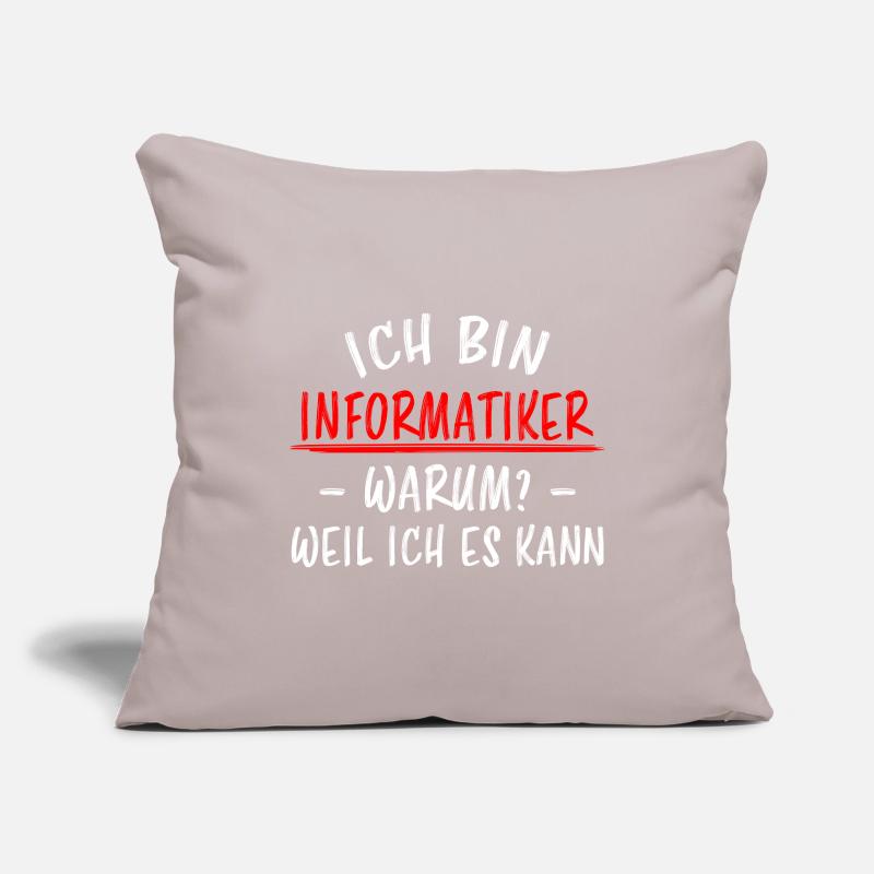 Informatiker Lustig Spruch Programmierer Geschenk Sofakissenbezug 45 x 45 cm