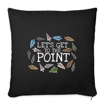 Arrowhead Archery Hunter Hunting Gift - Sofa pillowcase 17,3'' x 17,3'' (45 x 45 cm) - black - Front