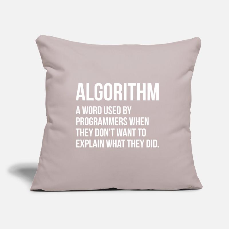 Cadeau informatique de programmation d'algorithme Housse de coussin décorative 45 x 45 cm