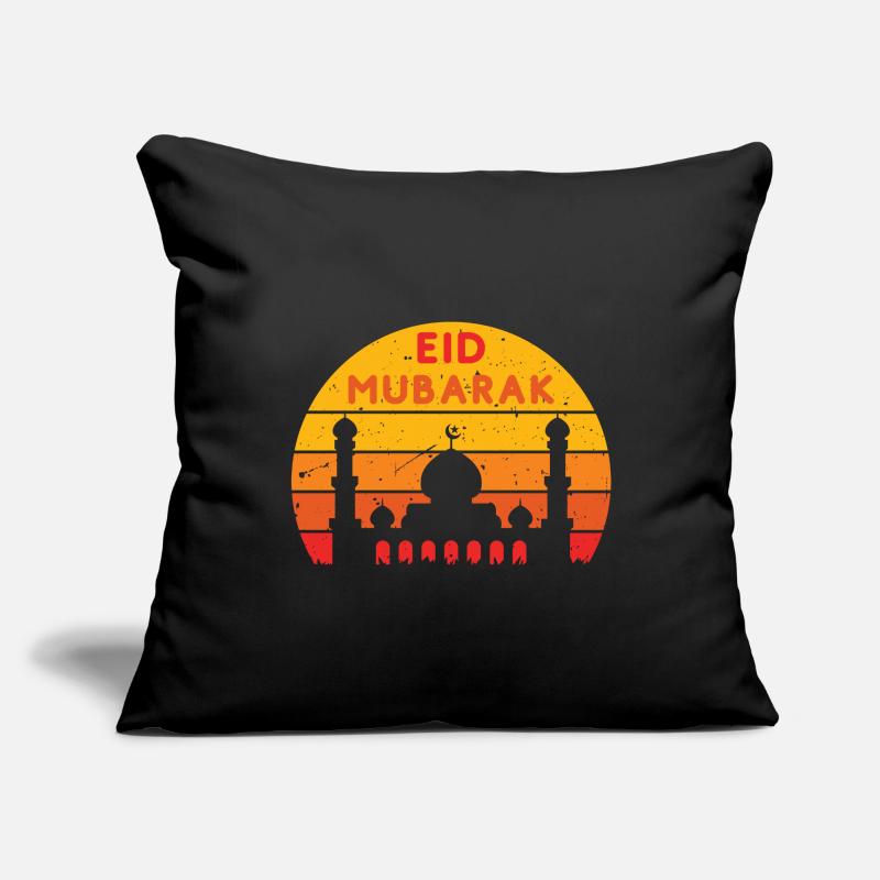 Ramadan Aïd Moubarak Coucher De Soleil Couleurs Housse de coussin décorative 45 x 45 cm