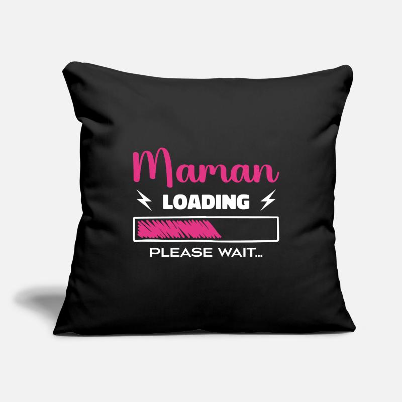 Maman loading Please Wait... Housse de coussin décorative 45 x 45 cm