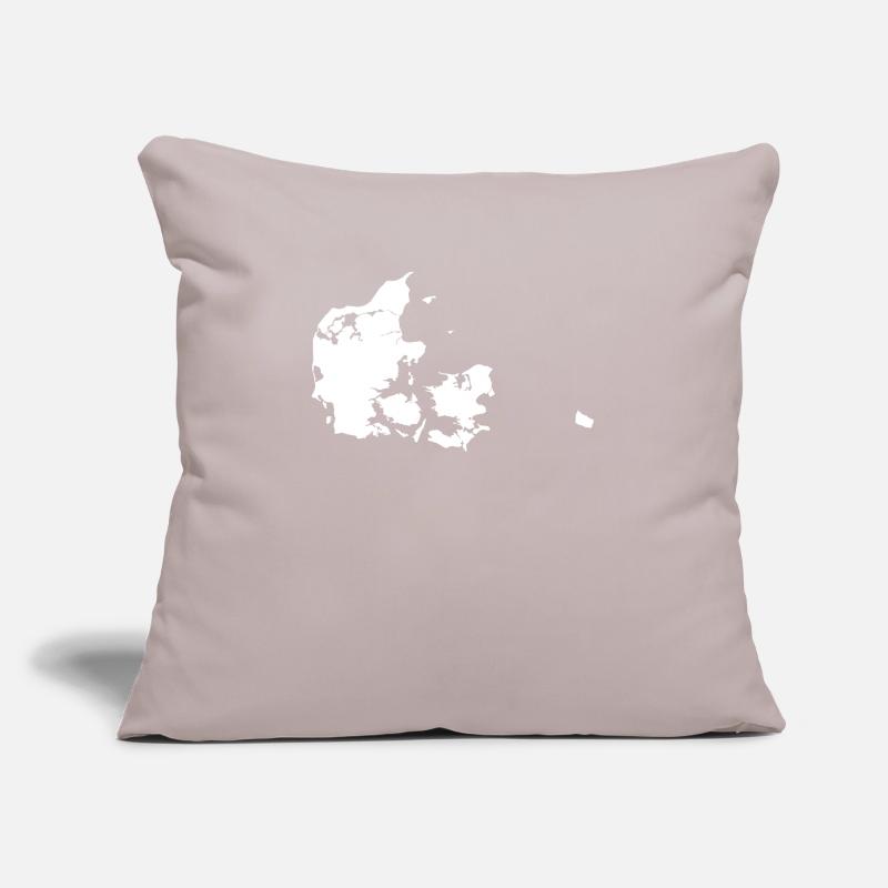 Idée cadeau original Danemark Housse de coussin décorative 45 x 45 cm