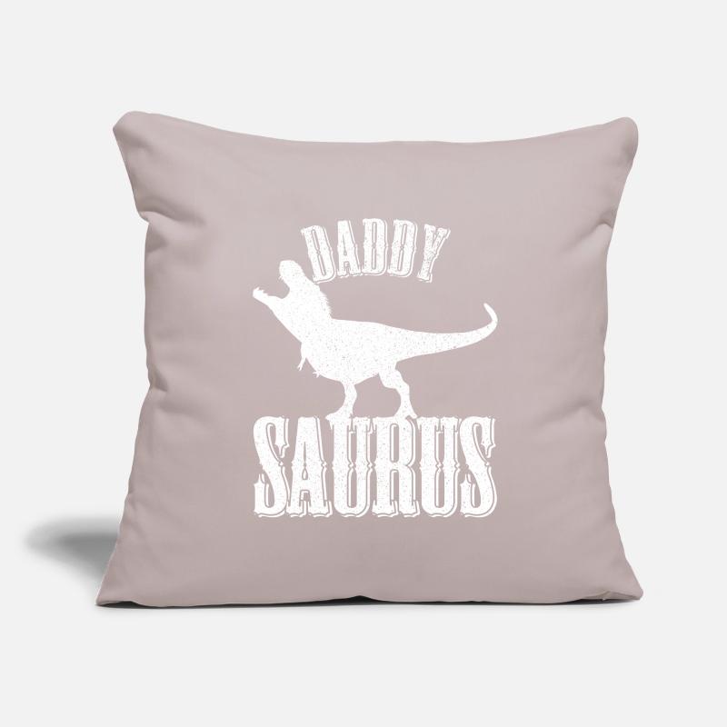 Idée Cadeau Papa Saurus Housse de coussin décorative 45 x 45 cm