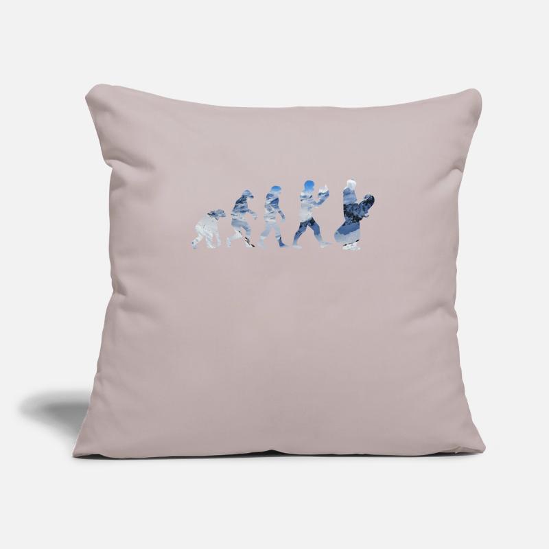 Evolution Snowboarding Snowboard Sofakissenbezug 45 x 45 cm