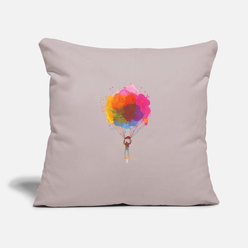 Skydiving Parachuting Sofa pillowcase 17,3'' x 17,3'' (45 x 45 cm)