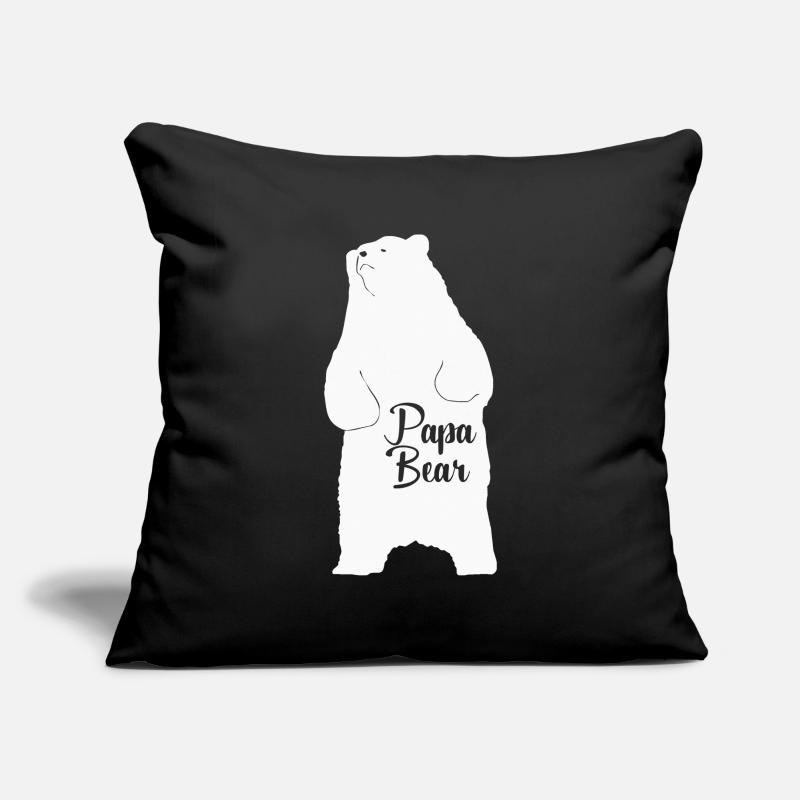 Papa Bär Vater Eisbär Geschenk Sofakissenbezug 45 x 45 cm