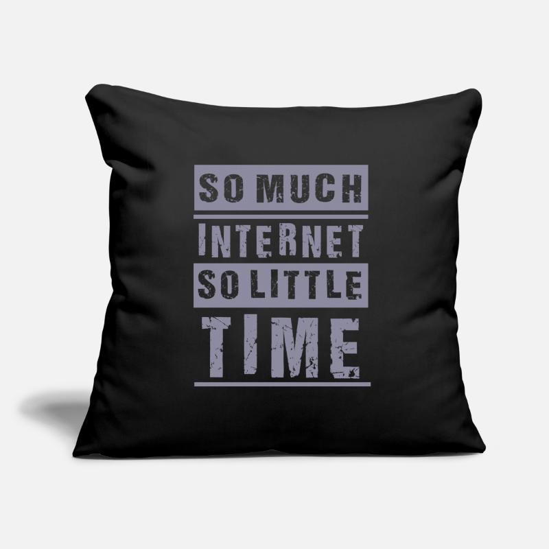 Internet Housse de coussin décorative 45 x 45 cm