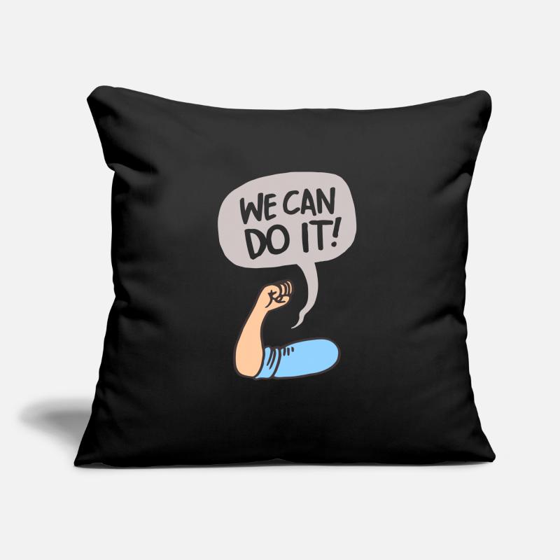 We can do it Sofa pillowcase 17,3'' x 17,3'' (45 x 45 cm)