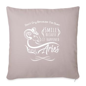 Aries - Sofa pillowcase 17,3'' x 17,3'' (45 x 45 cm) - light taupe - Front