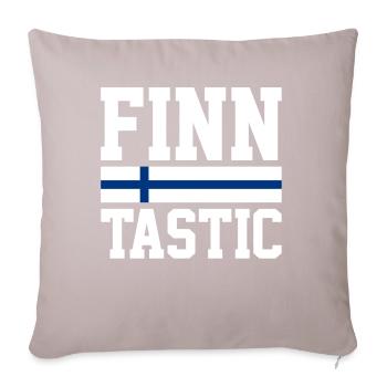 Finnish Finnish Finland - Sofa pillowcase 17,3'' x 17,3'' (45 x 45 cm) - light taupe - Front