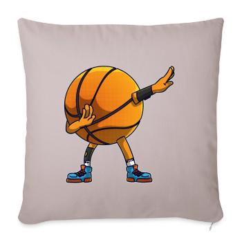 Dab a basketball ball - Sofa pillowcase 17,3'' x 17,3'' (45 x 45 cm) - light taupe - Front