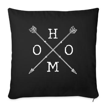 Homo Gay Pride Month - Sofa pillowcase 17,3'' x 17,3'' (45 x 45 cm) - black - Front