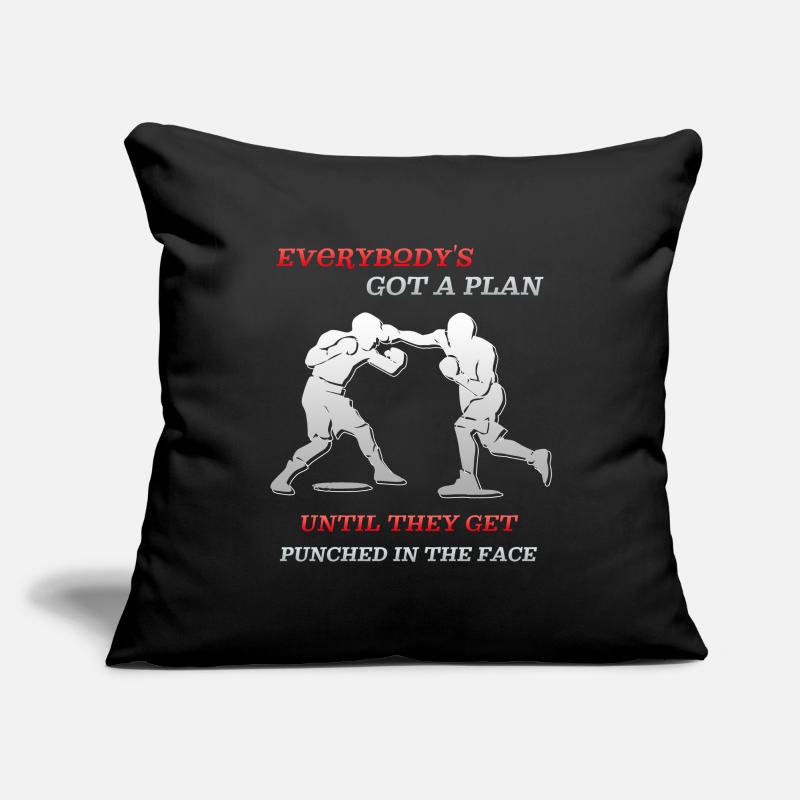 Boxe Housse de coussin décorative 45 x 45 cm