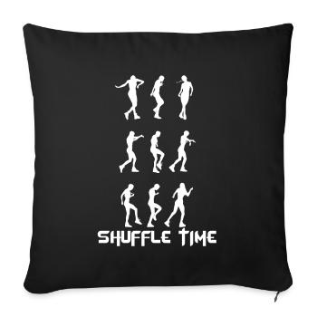 Melbourne Shuffle Dance - Sofakissenbezug 45 x 45 cm - Schwarz - Vorne