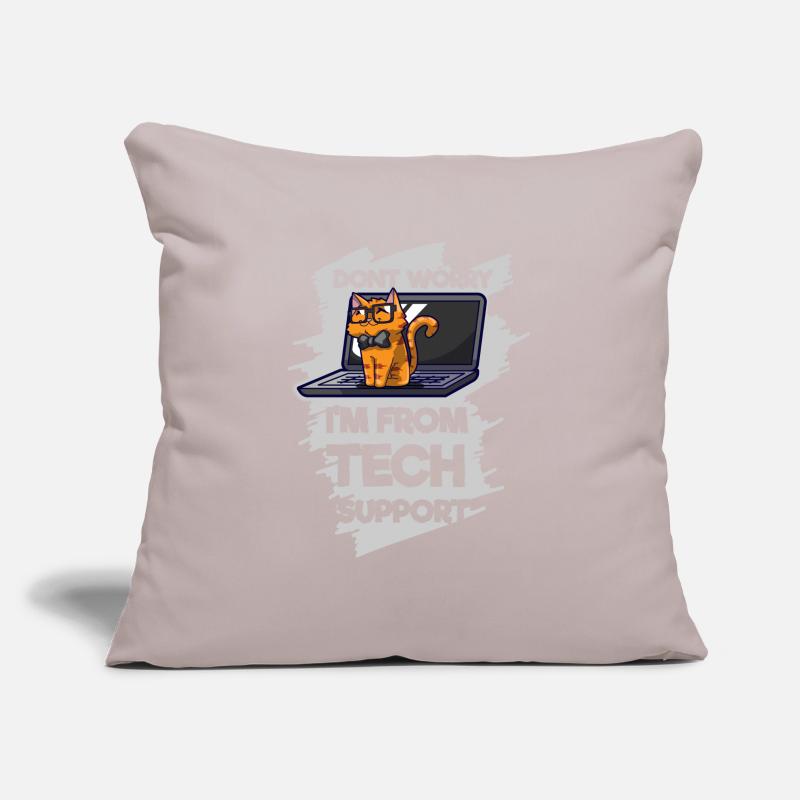 Programmierung Cat Tech Support Sofakissenbezug 45 x 45 cm