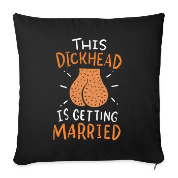 Bachelor Party - Sofa pillowcase 17,3'' x 17,3'' (45 x 45 cm) - black - Front