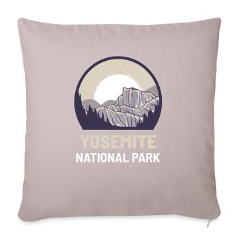 Parc national de Yosemite - Housse de coussin décorative 45 x 45 cm - taupe clair - Devant