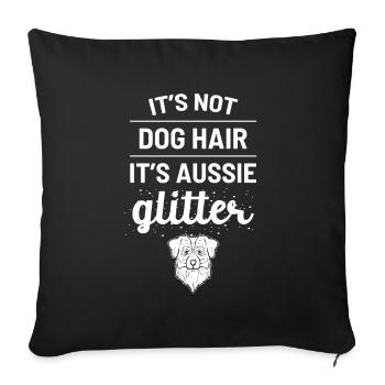 Berger australien chien australien - Housse de coussin décorative 45 x 45 cm - noir - Devant