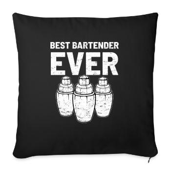 Barkeeper - Sofakissenbezug 45 x 45 cm - Schwarz - Vorne