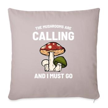 mushroom - Sofa pillowcase 17,3'' x 17,3'' (45 x 45 cm) - light taupe - Front