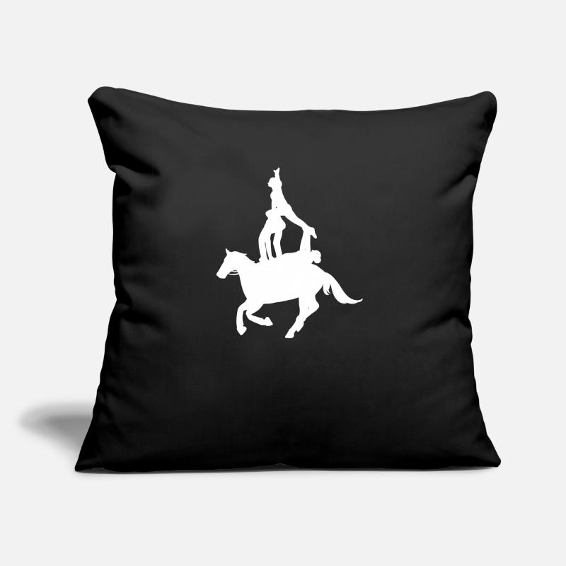 Cheval d'équitation Housse de coussin décorative 45 x 45 cm