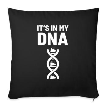 Wissenschaft Biologie Genetische DNA - Sofakissenbezug 45 x 45 cm - Schwarz - Vorne