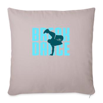 break dancing - Sofa pillowcase 17,3'' x 17,3'' (45 x 45 cm) - light taupe - Front
