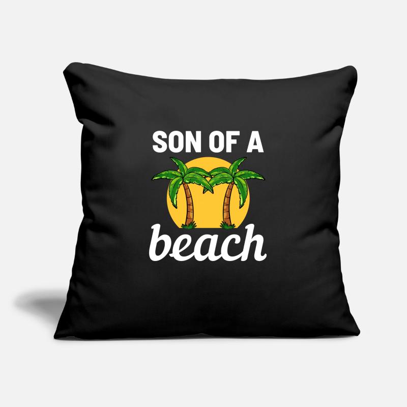 Vacances d'été Plage tropicale Housse de coussin décorative 45 x 45 cm