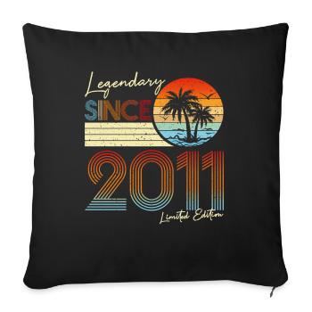 Légendaire Depuis 2011 Édition Limitée - Housse de coussin décorative 45 x 45 cm - noir - Devant