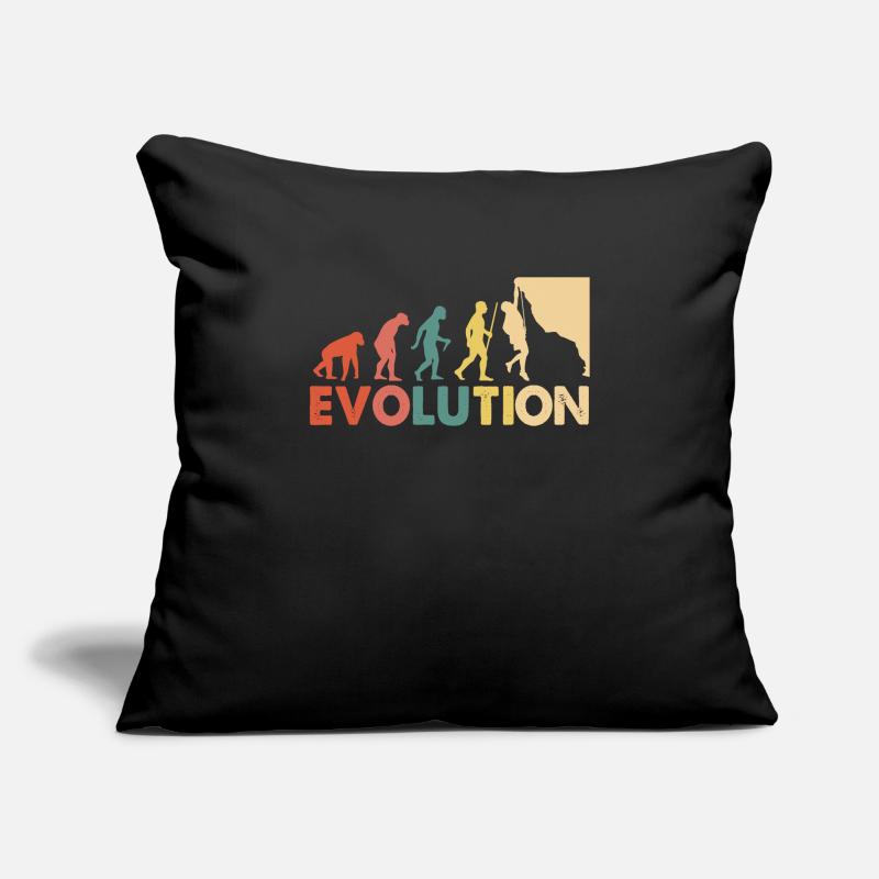 Climbing Evolution Escalade Housse de coussin décorative 45 x 45 cm