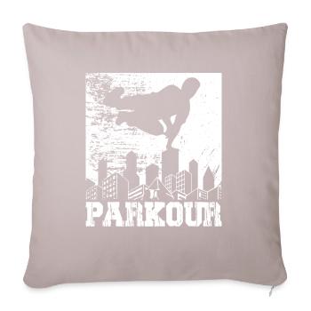 Parkour - Sofa pillowcase 17,3'' x 17,3'' (45 x 45 cm) - light taupe - Front